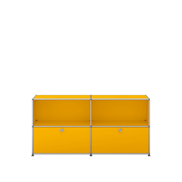 Meuble de rangement USM Haller C2, Jaune or