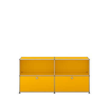 Meuble de rangement USM Haller C2, Jaune or