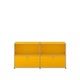 Meuble de rangement USM Haller C2, Jaune or