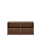 Meuble de rangement USM Haller C2, Marron USM
