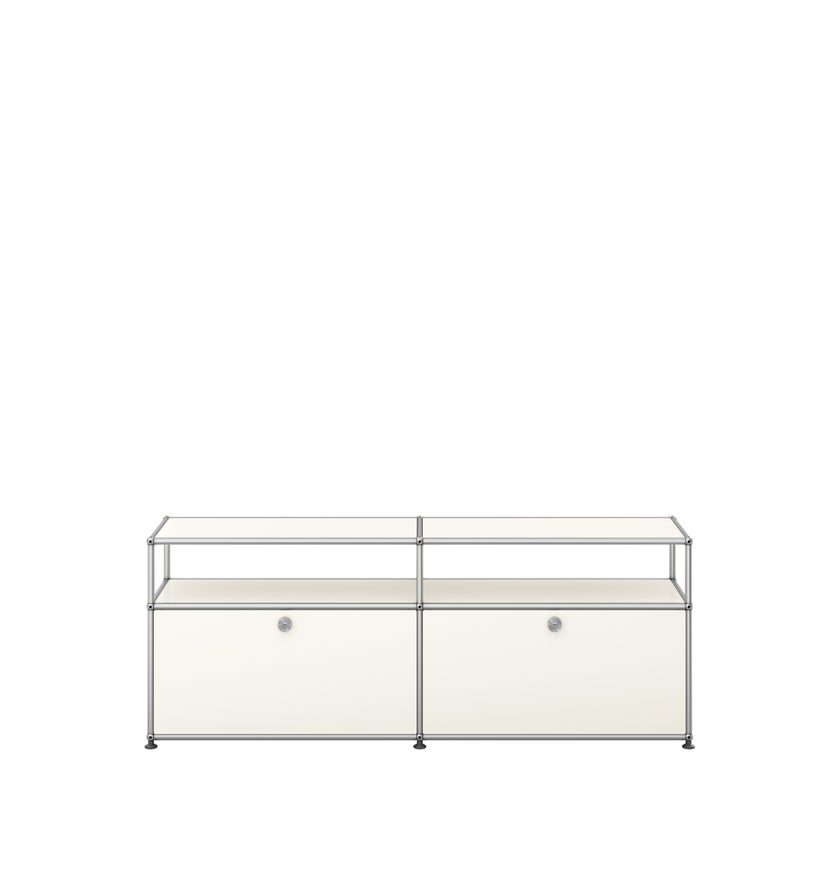 Meuble TV/Hifi HALLER O2 de USM, Blanc pur