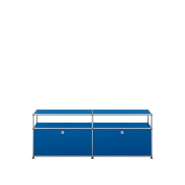 Meuble TV/Hifi HALLER O2 de USM, Bleu gentiane