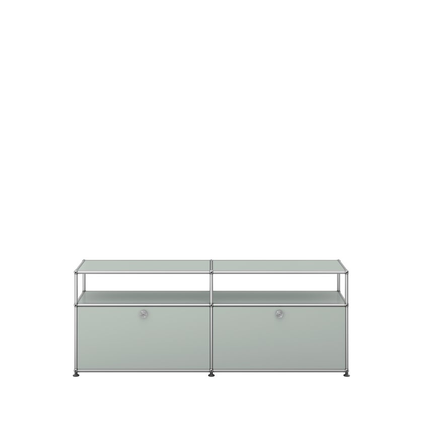 Meuble TV/Hifi HALLER O2 de USM, Gris clair