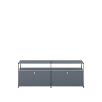 Meuble TV/Hifi HALLER O2 de USM, Gris moyen