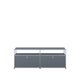 Meuble TV/Hifi HALLER O2 de USM, Gris moyen