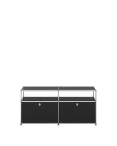 Meuble TV/Hifi HALLER O2 de USM, Noir graphite