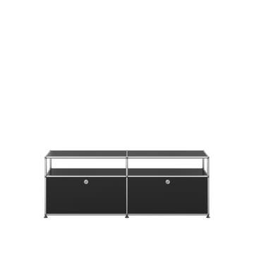 Meuble TV/Hifi HALLER O2 de USM, Noir graphite