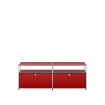 Meuble TV/Hifi HALLER O2 de USM, Rouge rubis