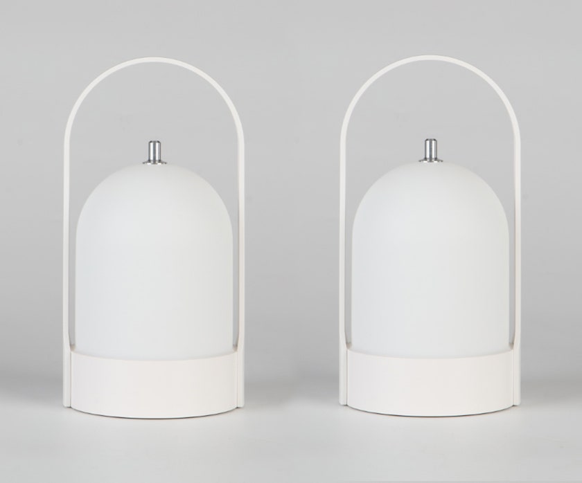 Pack duo lampe nomade VESPER de Collection Cèdre Rouge, Blanc Pack duo lampe nomade VESPER de Collection Cèdre Rouge, Blanc