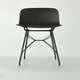 TABOURET TROY EIFFEL MOYEN, Noir de MAGIS