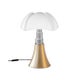 Lampe à poser PIPISTRELLO, Laiton satiné