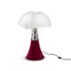Lampe à poser PIPISTRELLO, Rouge pourpre
