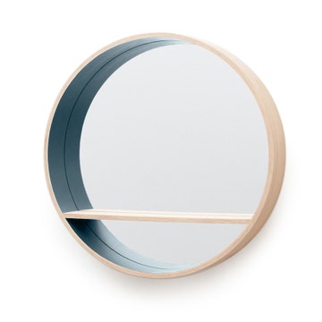 Miroir CONSOLE de Drugeot Manufacture, D.100 x P.16, Chartreuse