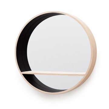 Miroir CONSOLE de Drugeot Manufacture, D.100 x P.16, Pont-levis