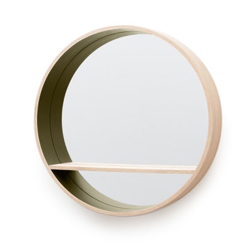 Miroir CONSOLE de Drugeot en chêne D.100, couleur Vieuville N°12