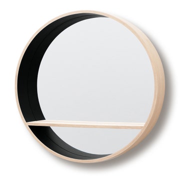Miroir CONSOLE de Drugeot Manufacture, D.125 x P.20, Gris fumé