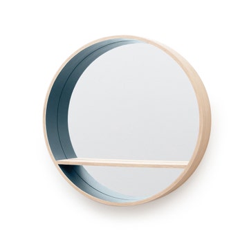 Miroir CONSOLE de Drugeot Manufacture, D.80 x P.12, Chartreuse