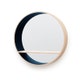 Miroir Console Ø80cm de Drugeot, coloris intérieur Bleu Nuit N°1