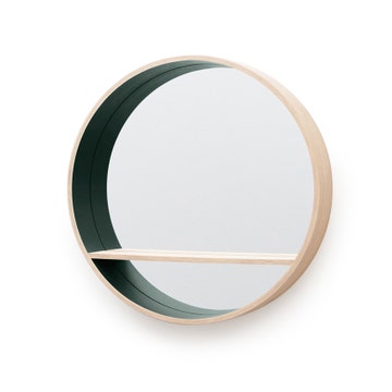 Miroir CONSOLE de Drugeot en chêne, couleur Manoir N6 