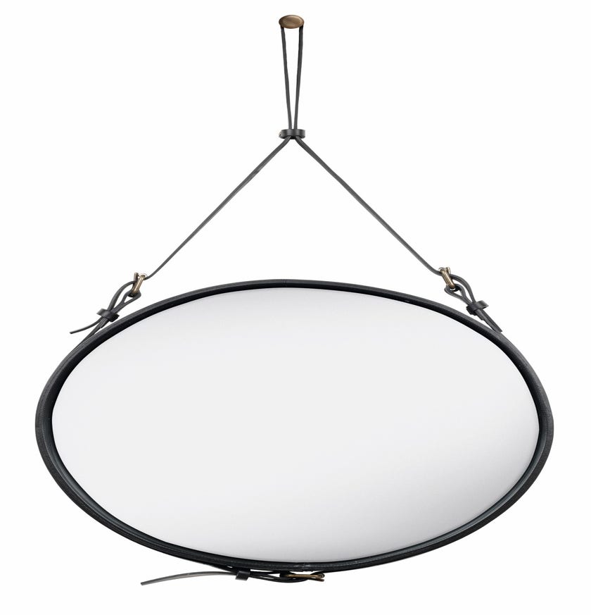 Miroir ADNET de Gubi, D. 45, Noir