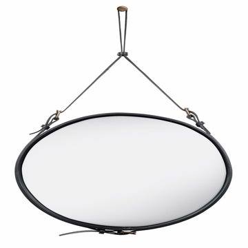 Miroir ADNET de Gubi, D. 58, Noir