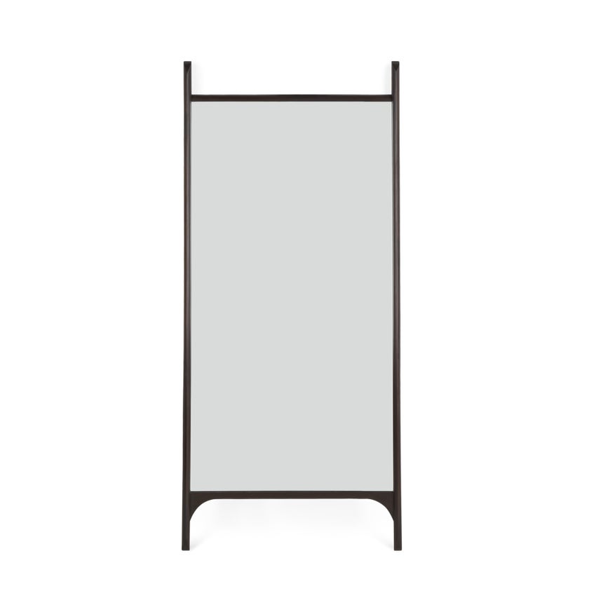 Miroir en pied PI - varnished mahogany frame - dark brown - rectangular