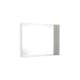Miroir ONLY ME, Blanc brillant, L.50 X H.50 X P.9