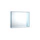 Miroir ONLY ME de Kartell, Bleu ciel transparent, L.50 X H.50 X P.9 