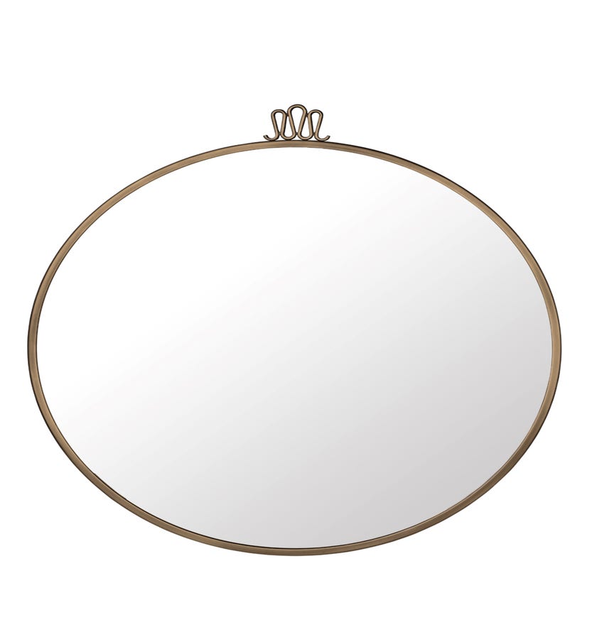 Miroir RANDACCIO de Gubi, D. 42, Laiton