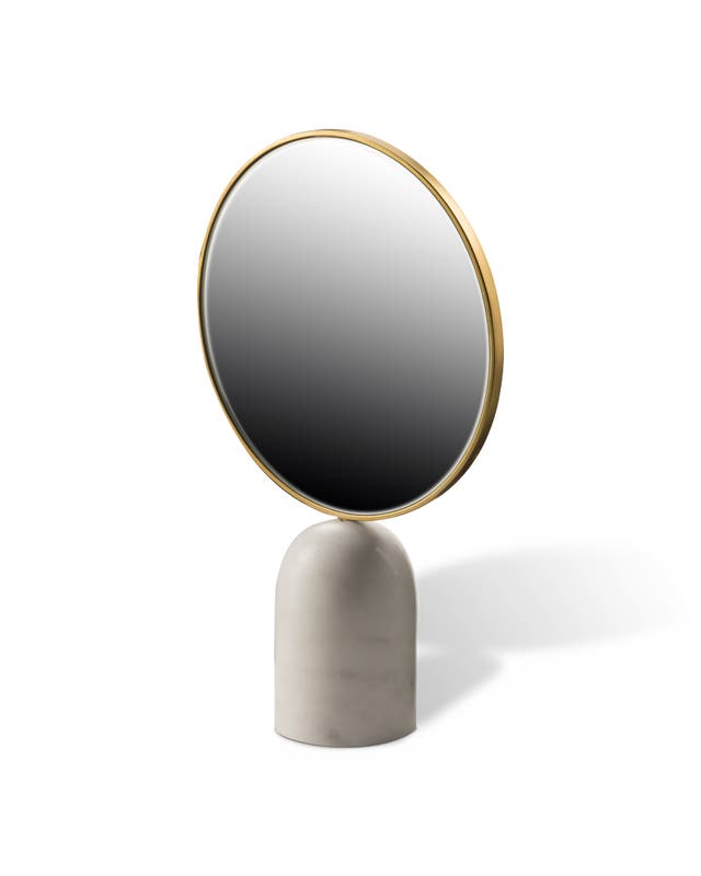Miroir ROND MARBLE, Blanc Miroir ROND MARBLE, Blanc