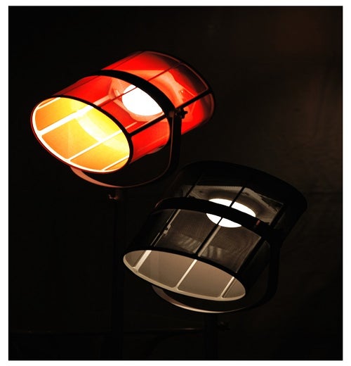 La lampe PARIS de Maiori, Structure noire, Citron
