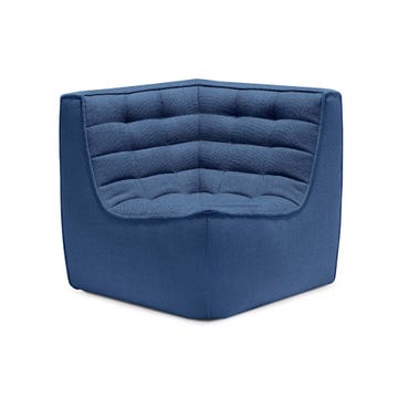 Module d'angle N701 d'Ethnicraft, Bleu