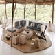 Module gauche LOUNGE avec coussins Cool white de Dedon, Java thumbnail
