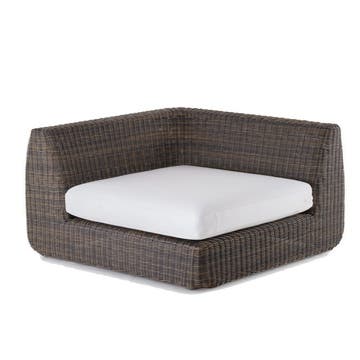 Module d'angle AGORA de Unopiu', Tropical brown
