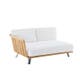 Module d'angle droit WELCOME de Unopiu', L. 130, Avec coussin diamante