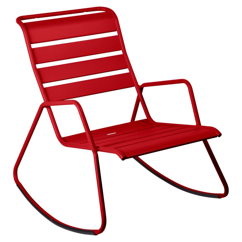Rocking Chair MONCEAU de Fermob, Coquelicot Rocking Chair MONCEAU de Fermob, Coquelicot