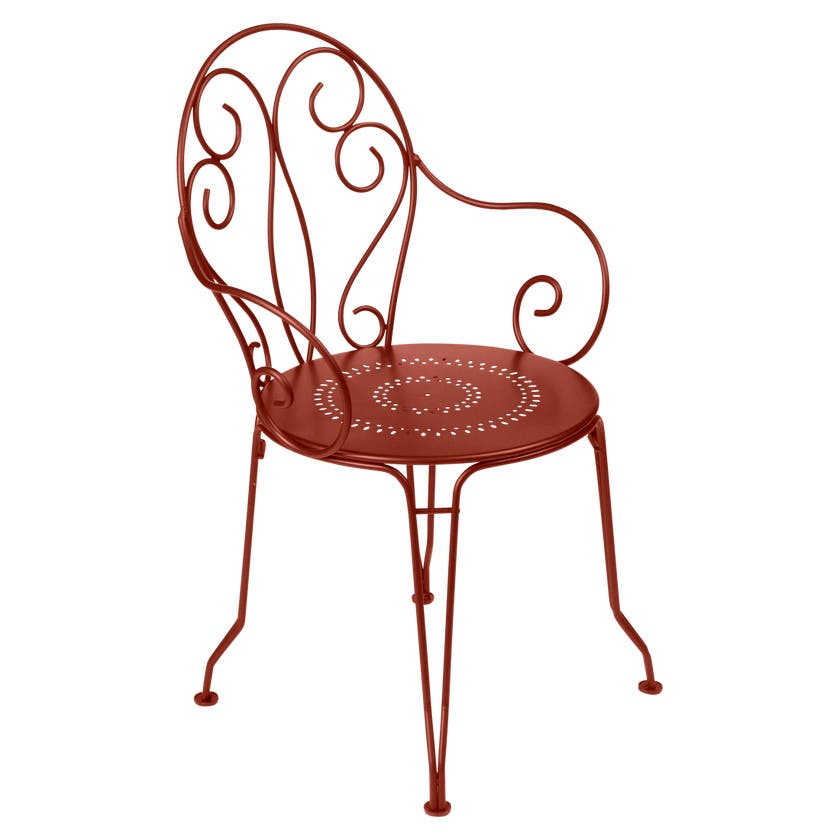 Fauteuil MONTMARTRE de Fermob, ocre rouge Fauteuil MONTMARTRE de Fermob, ocre rouge