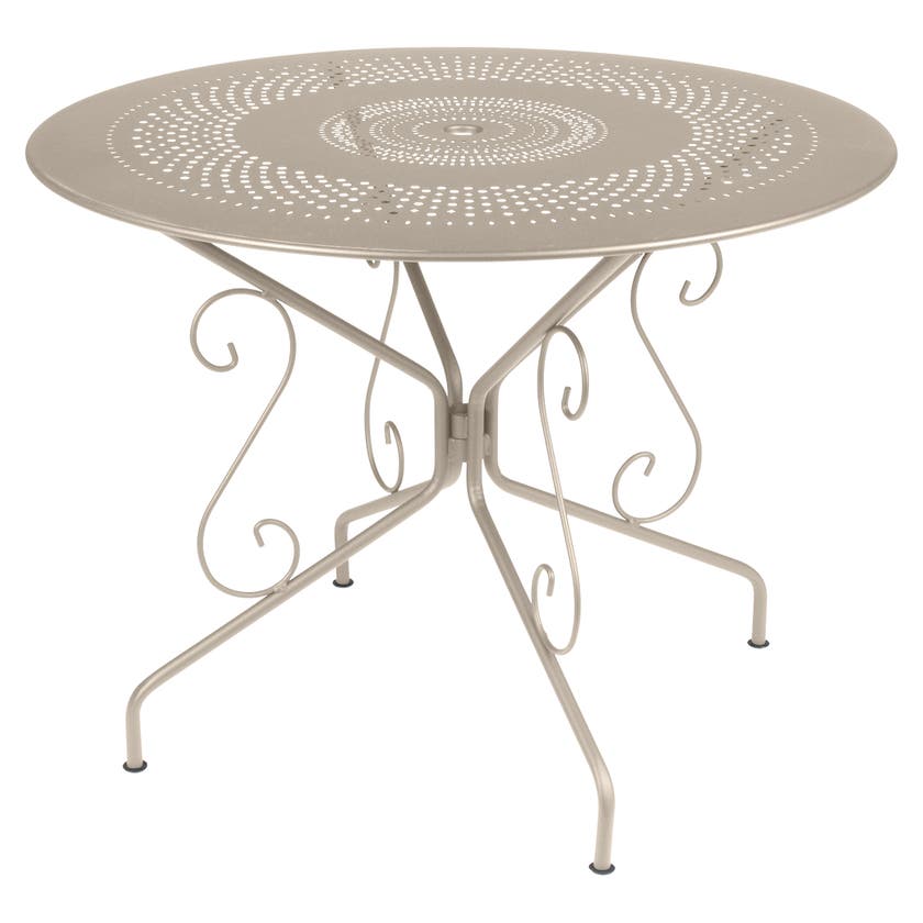 Table MONTMARTRE de Fermob D.96 muscade Table MONTMARTRE de Fermob D.96 muscade