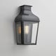 Applique MONTROSE CITY SMALL-C de Nautic, Bronze patine foncé, Verre clair