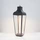 Lanterne MONTROSE FLOOR - LED de Nautic, Bronze patine foncé, Verre clair