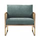 Fauteuil CANNAGE, Bois clair, Indien