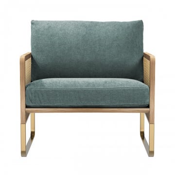 Fauteuil CANNAGE de Red Edition, Bois clair, Indien Fauteuil CANNAGE de Red Edition, Bois clair, Indien
