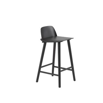 Tabouret de bar NERD de Muuto, H.65 cm, Noir