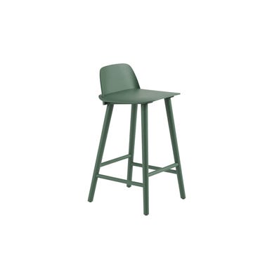 Tabouret de bar NERD de Muuto, H.65 cm, Vert