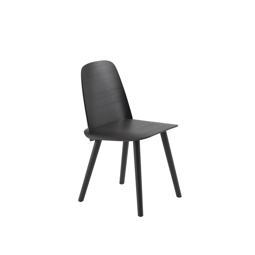 Chaise NERD de Muuto, Noir Chaise NERD de Muuto, Noir