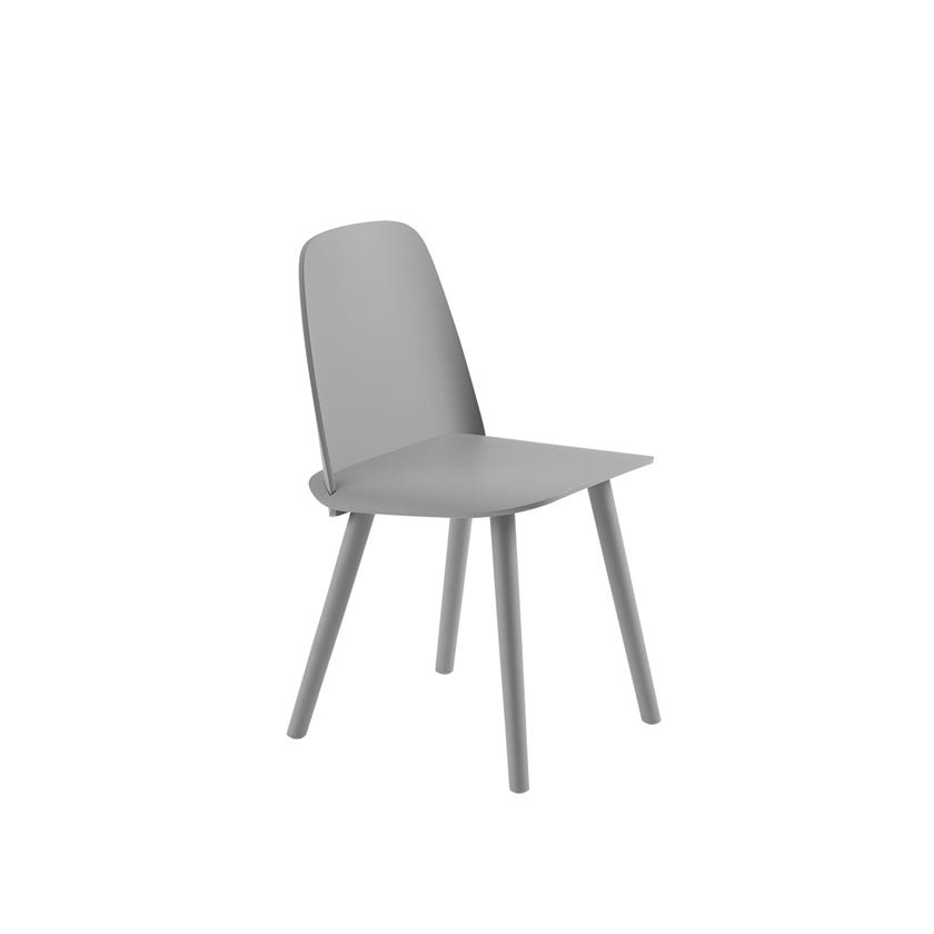 Chaise NERD de Muuto, Gris Chaise NERD de Muuto, Gris