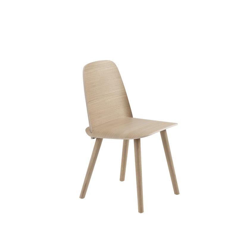 Chaise NERD de Muuto, Chêne Chaise NERD de Muuto, Chêne