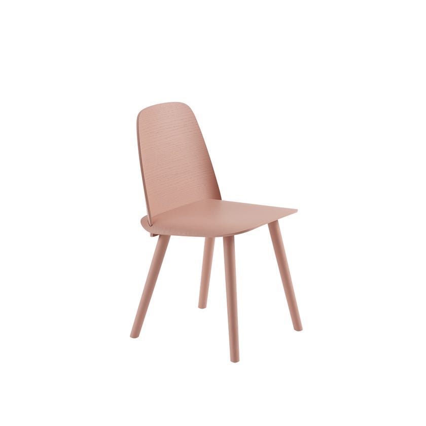 Chaise NERD de Muuto, Rose Chaise NERD de Muuto, Rose