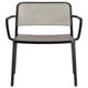 Fauteuil AUDREY, Noir Gris clair