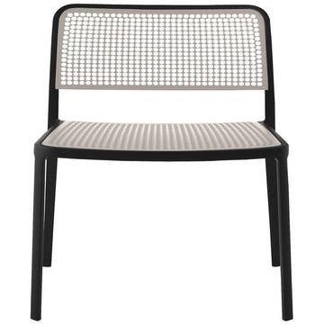 Chaise AUDREY de Kartell, Noir Gris Clair
